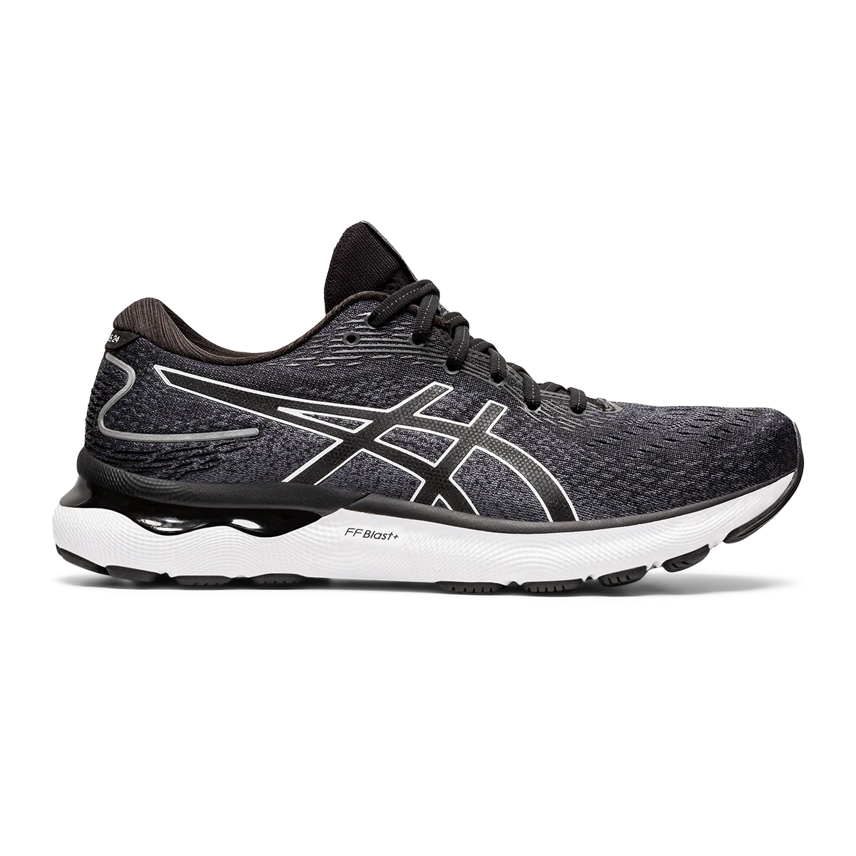 Asics Gel Nimbus 24 - Black - White