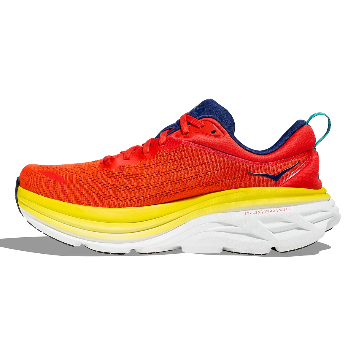 Hoka Bondi 8 - Red Alert - Flame