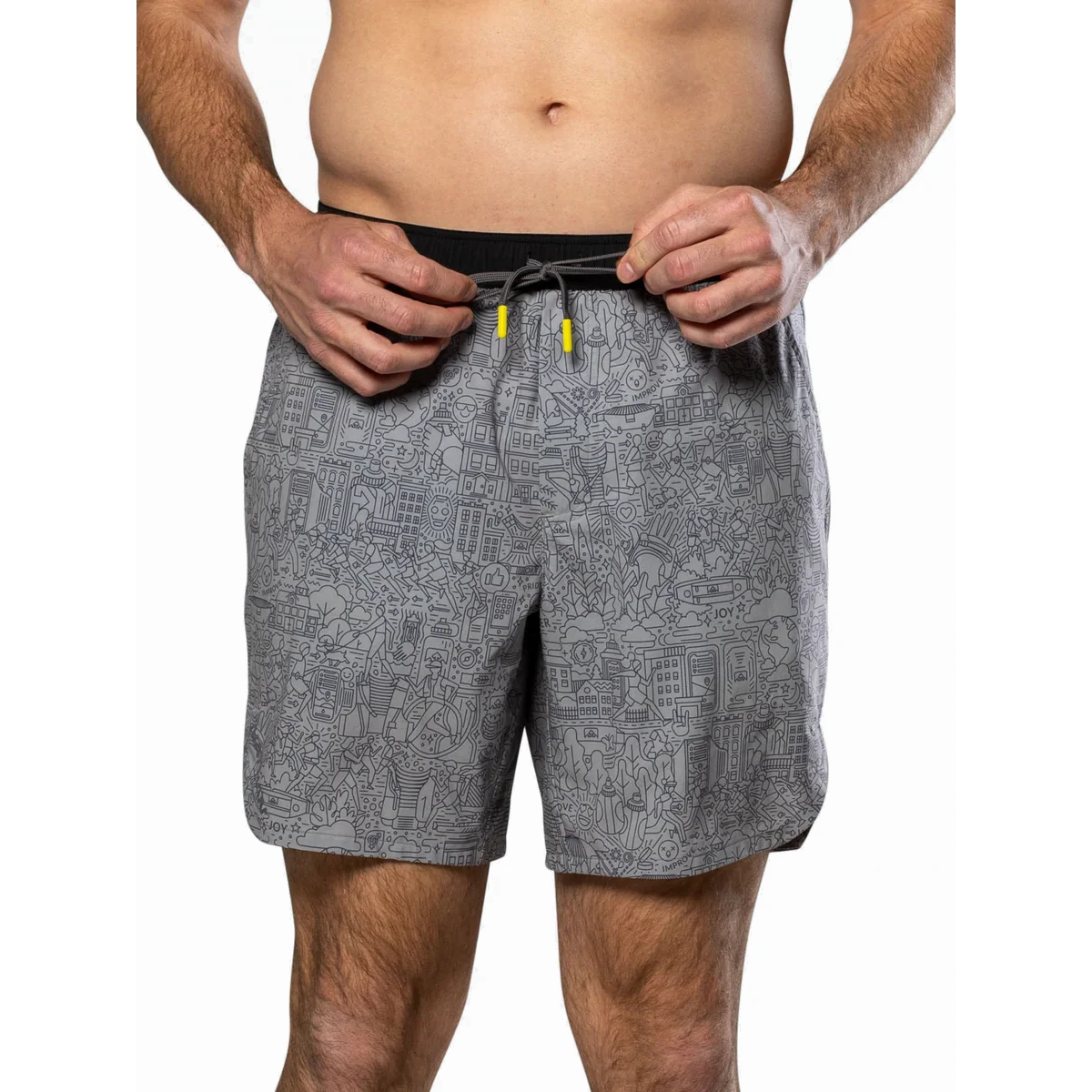 Nathan Printed Essential 7" Short