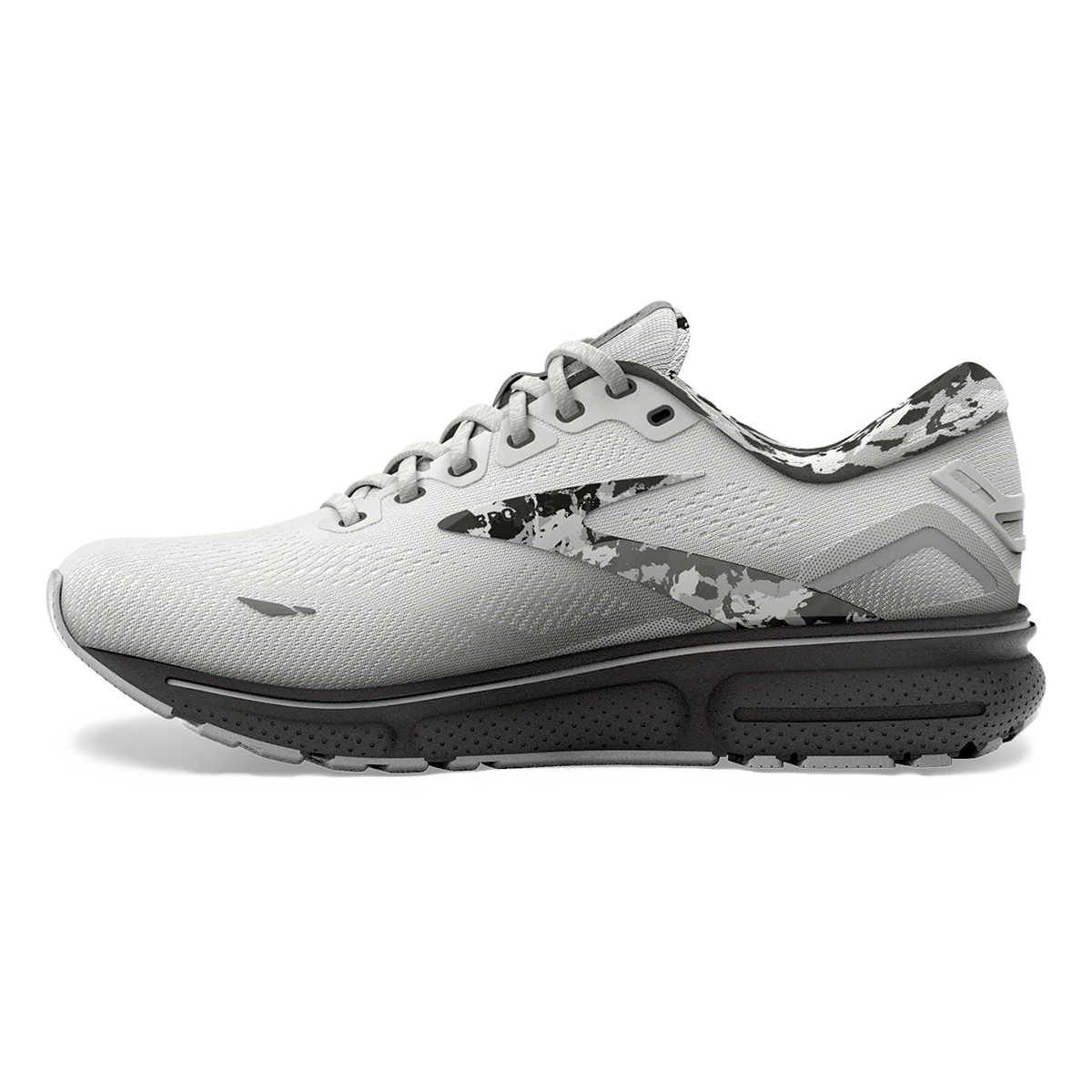 Brooks Ghost 15 - White - Ebony - Oyster