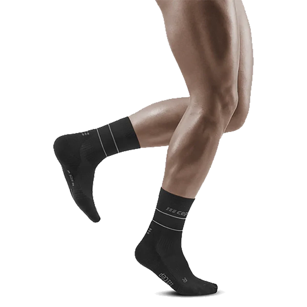 CEP Reflective Compression Mid-Cut Socks