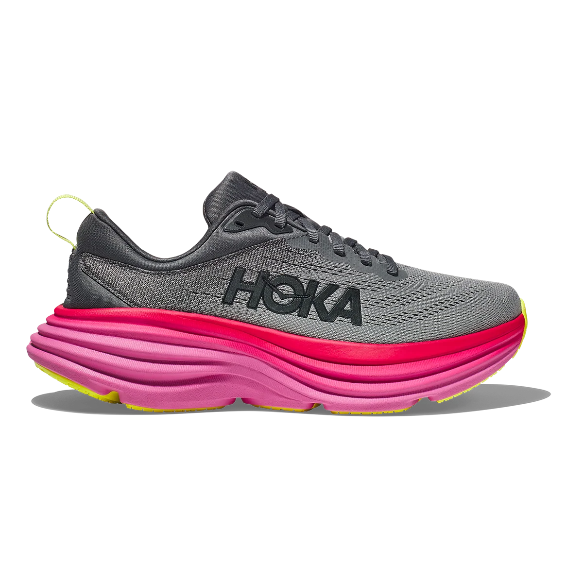Hoka Bondi 8 - Castlerock - Strawberry