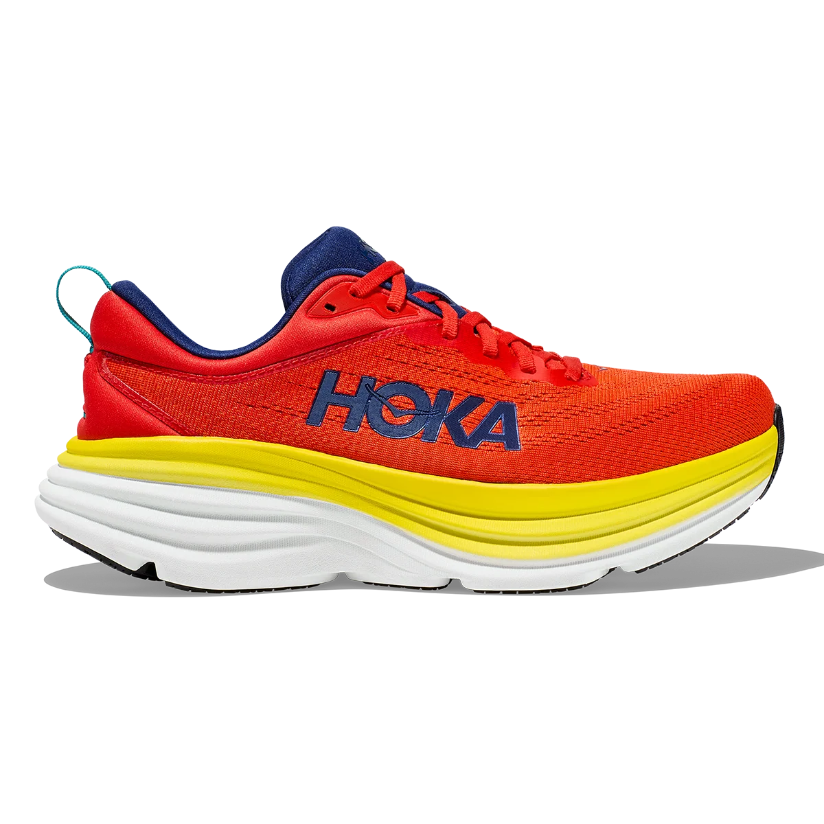 Hoka Bondi 8 - Red Alert - Flame