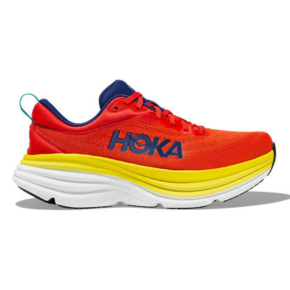 Hoka Bondi 8 - Red Alert - Flame