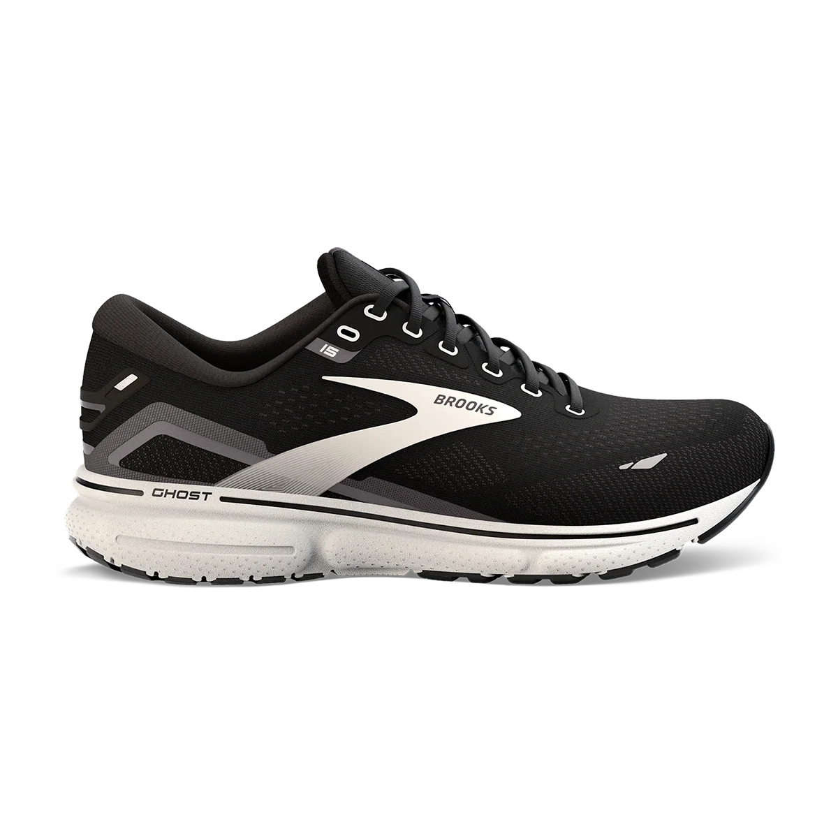 Brooks Ghost 15 - Black - Blackened Pearl - White