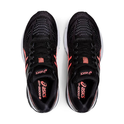 Asics GT 2000 8 - Black - Sunrise Red