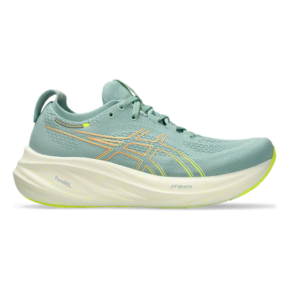 Asics Gel Nimbus 26 - Light Celadon - Safety Yellow