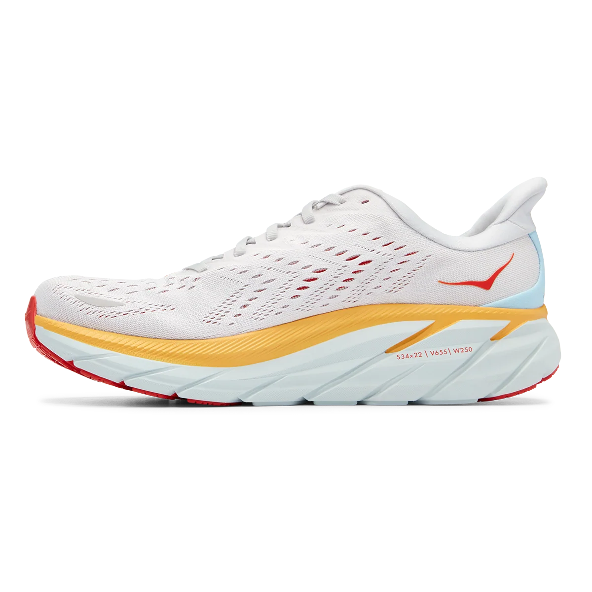 Hoka Clifton 8 - Nimbus Cloud - Blanc de Blanc