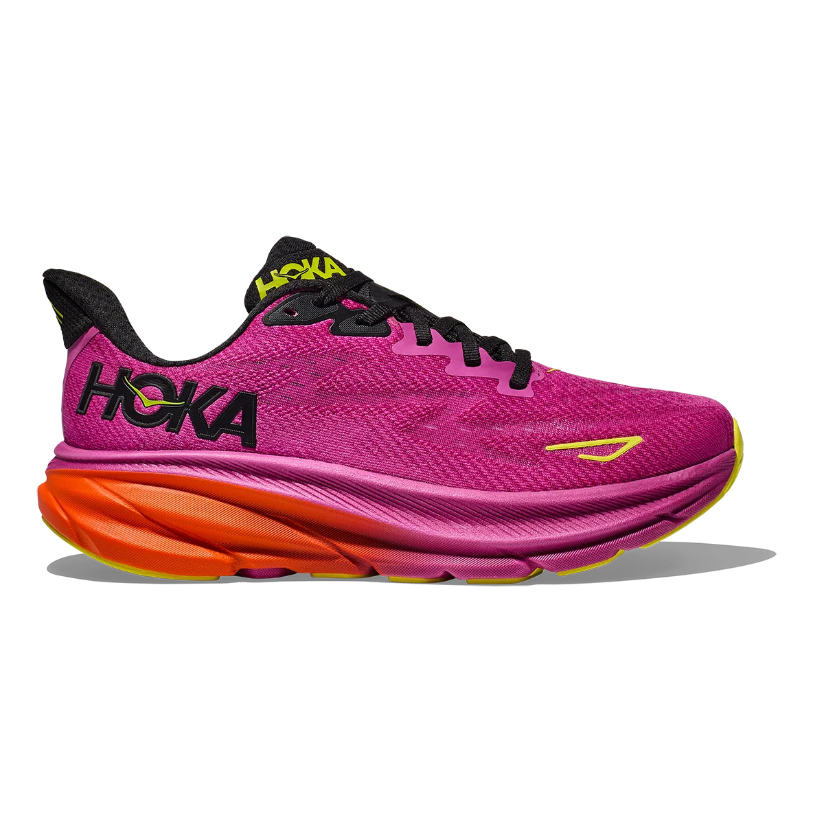 Hoka Clifton 9 - Fuchsia - Black