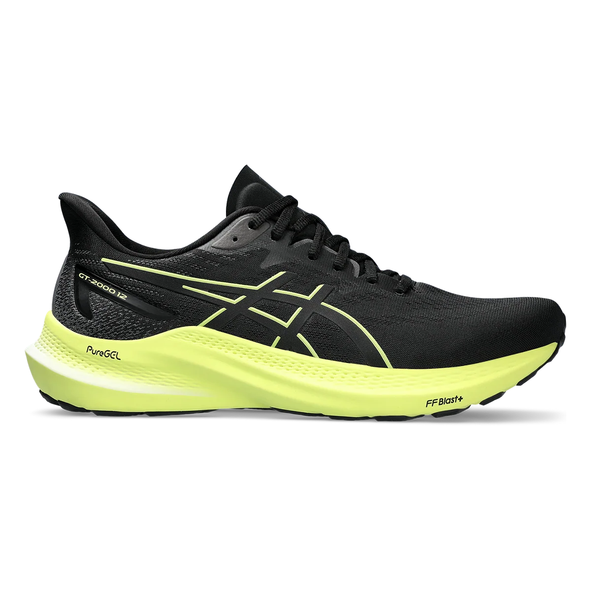 Asics GT 2000 12 - Black - Glow Yellow