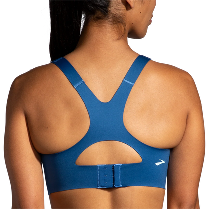 Brooks Dare Racerback Run Bra 2.0 - Blue Ash - Navy