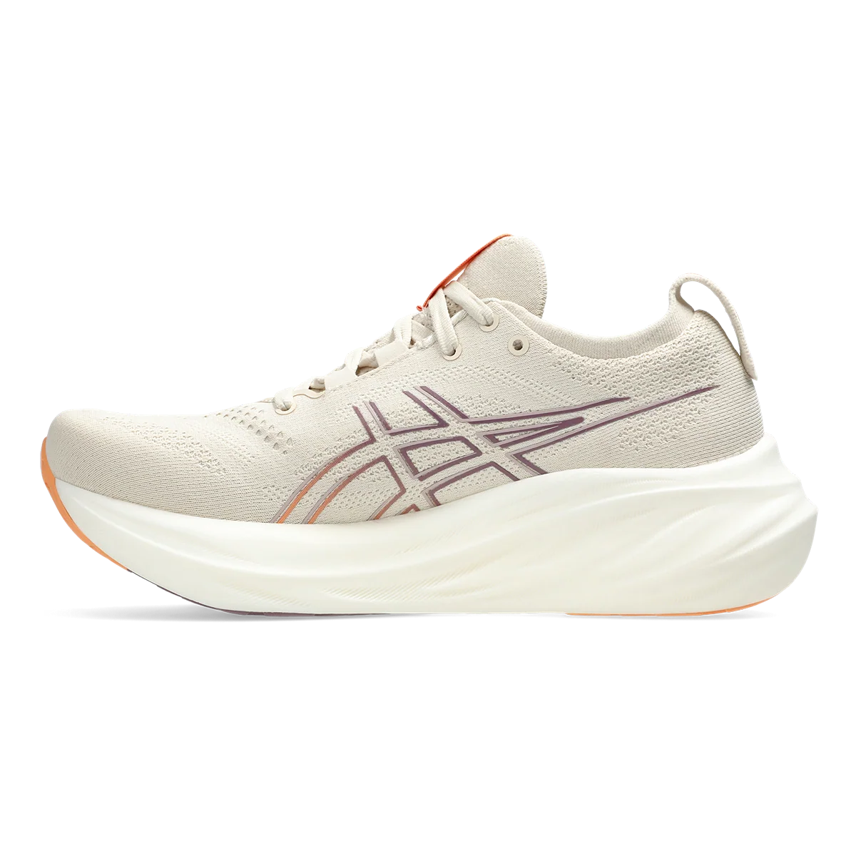 Asics Gel Nimbus 26 - Oatmeal - Faded Orange