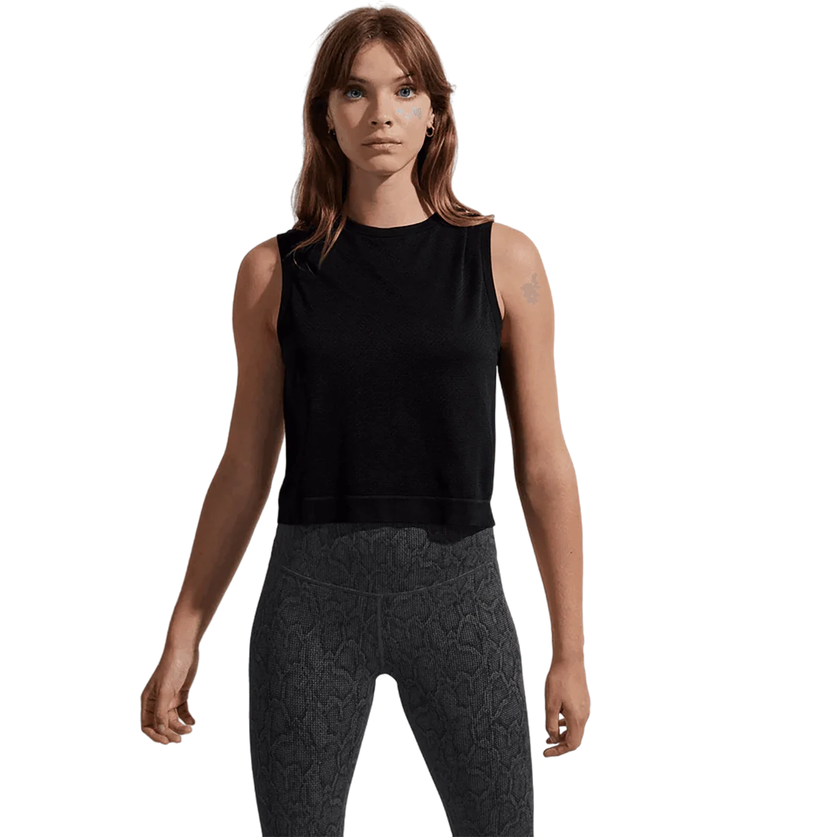 Varley Page Seamless Crop Tank