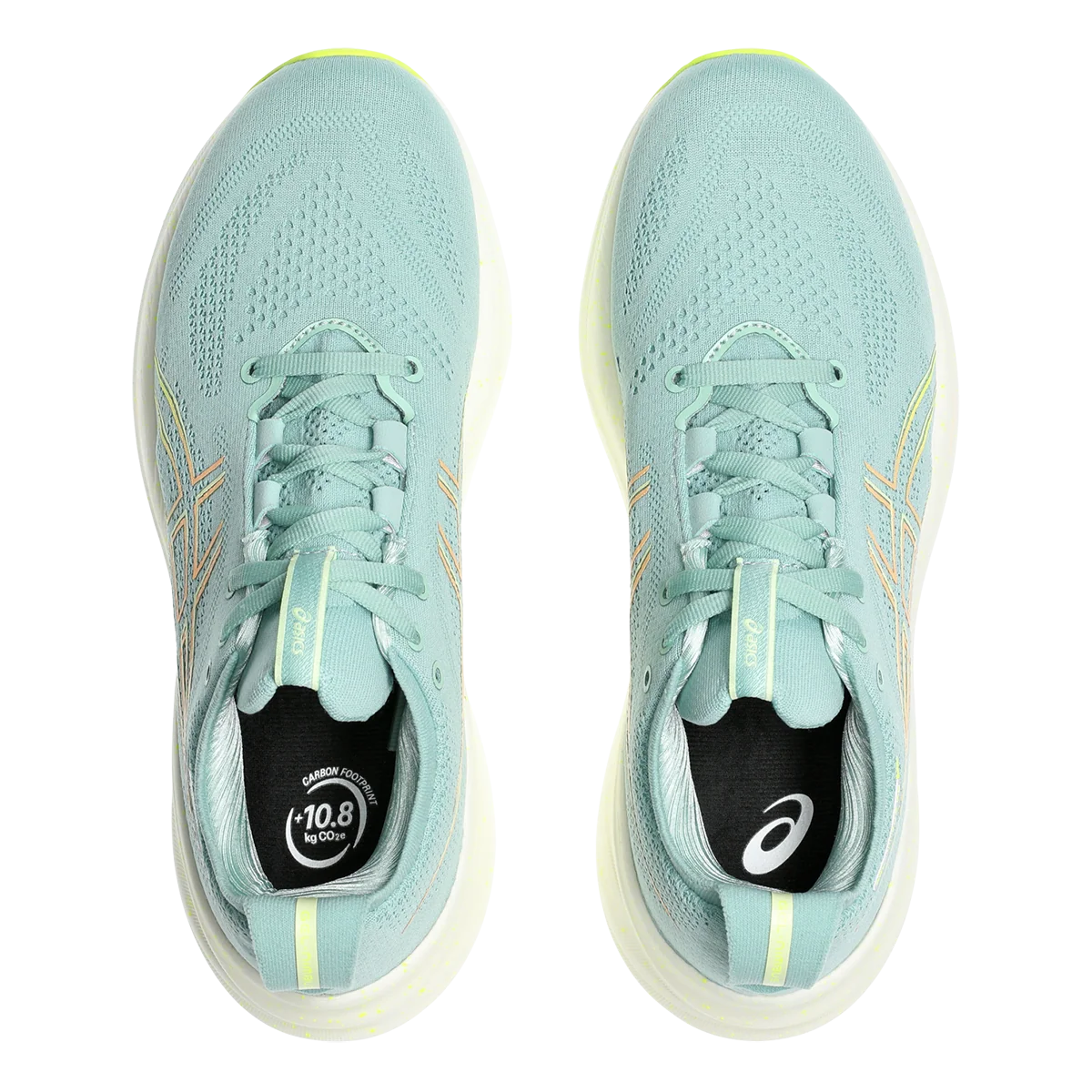 Asics Gel Nimbus 26 - Light Celadon - Safety Yellow