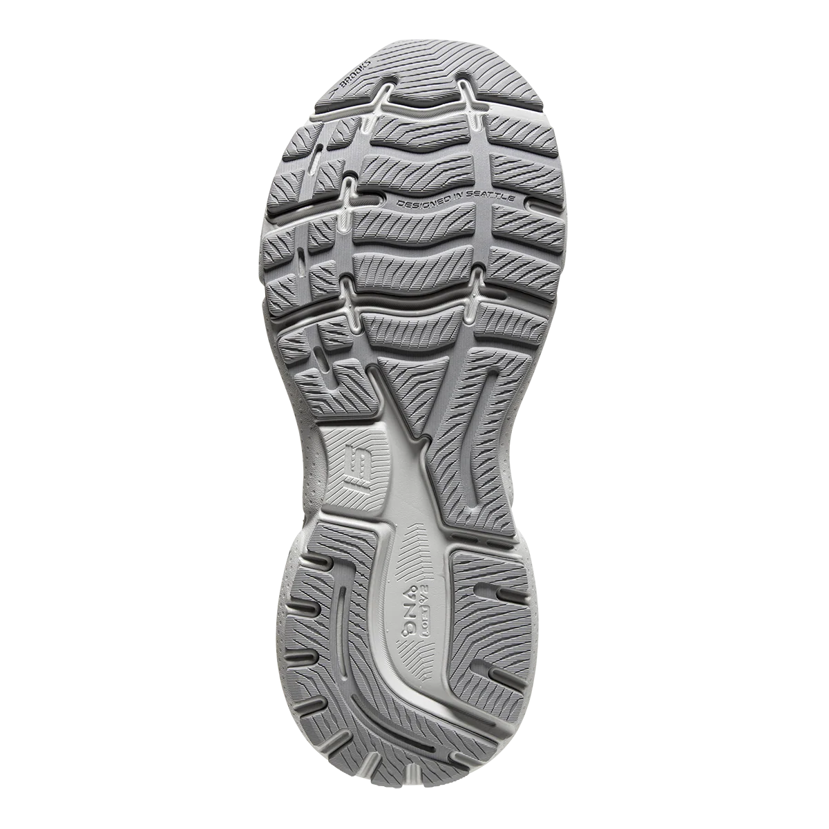 Brooks Ghost 15 - Oyster - Alloy - White