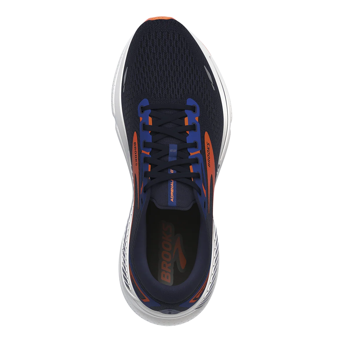 Brooks Adrenaline GTS 23 - Peacoat - Orange - Surf the Web