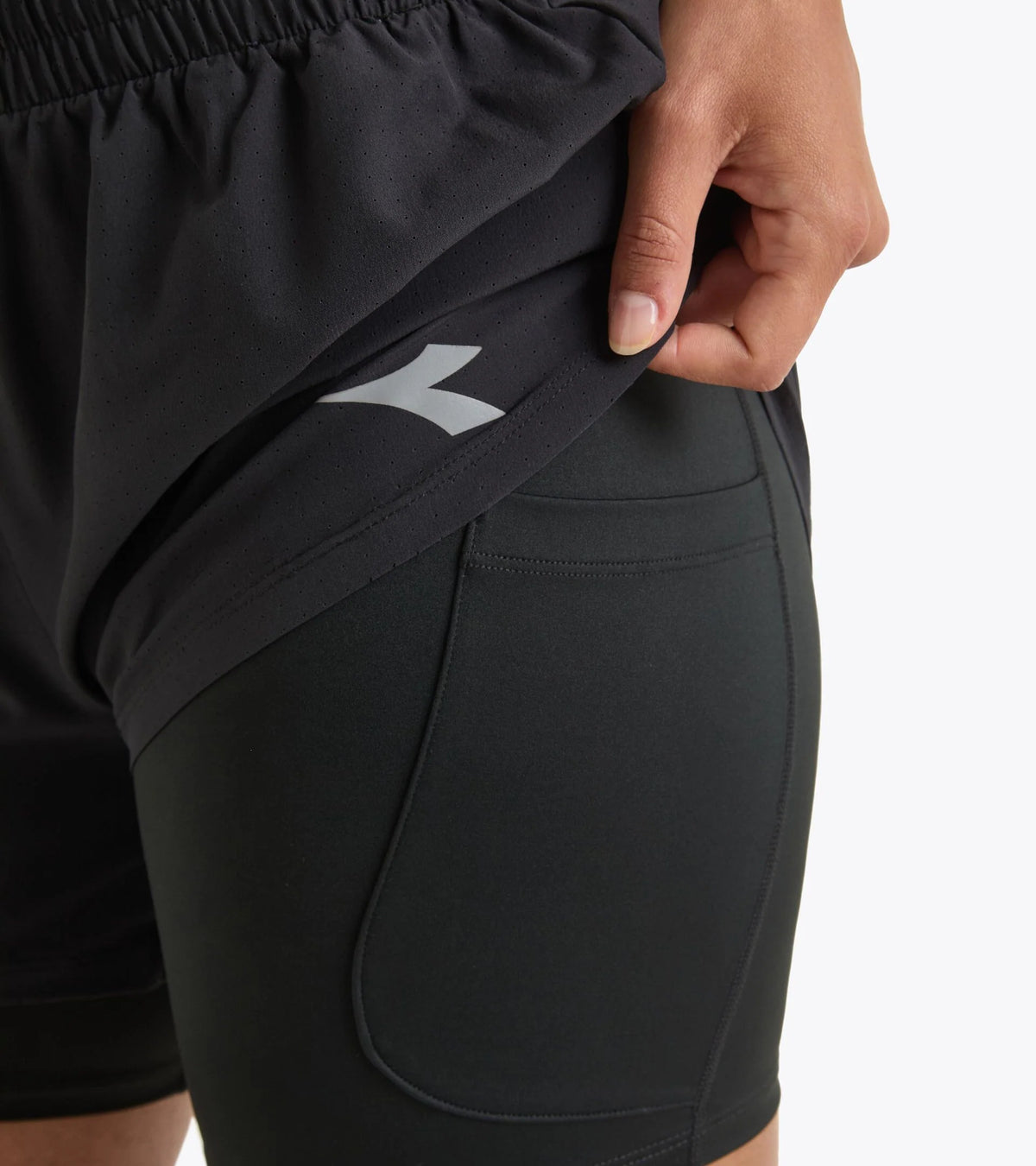 Diadora L. Shorts 2in1 5'' Run Crew