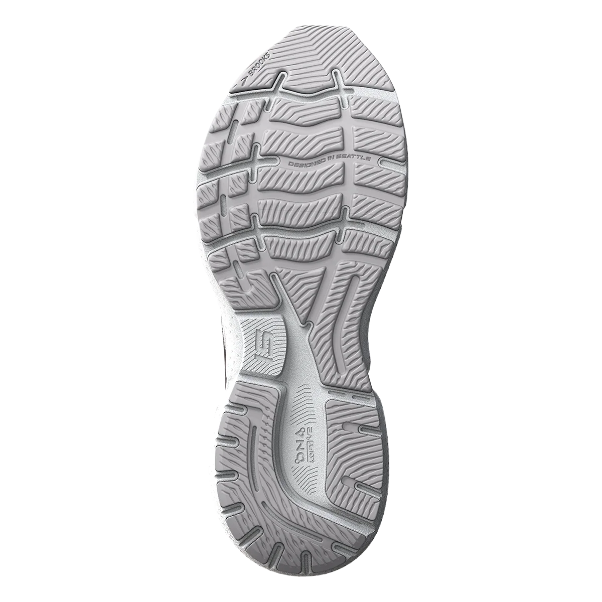 Brooks Ghost 15 - Alloy - Oyster - Black