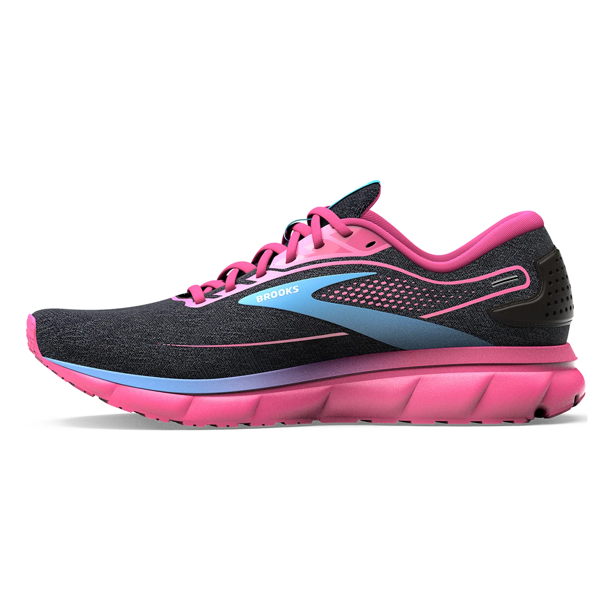 Brooks Trace 2 - Black - Marina - Lilac Rose