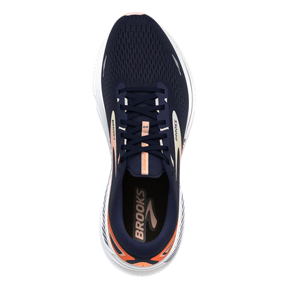 Brooks Adrenaline GTS 23 - Peacoat - Tangerine - Peach