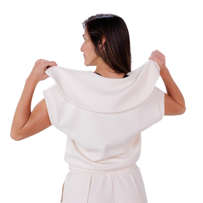 F2R Softlite Shortsleeve 1/2 Zip W Oversized Collar