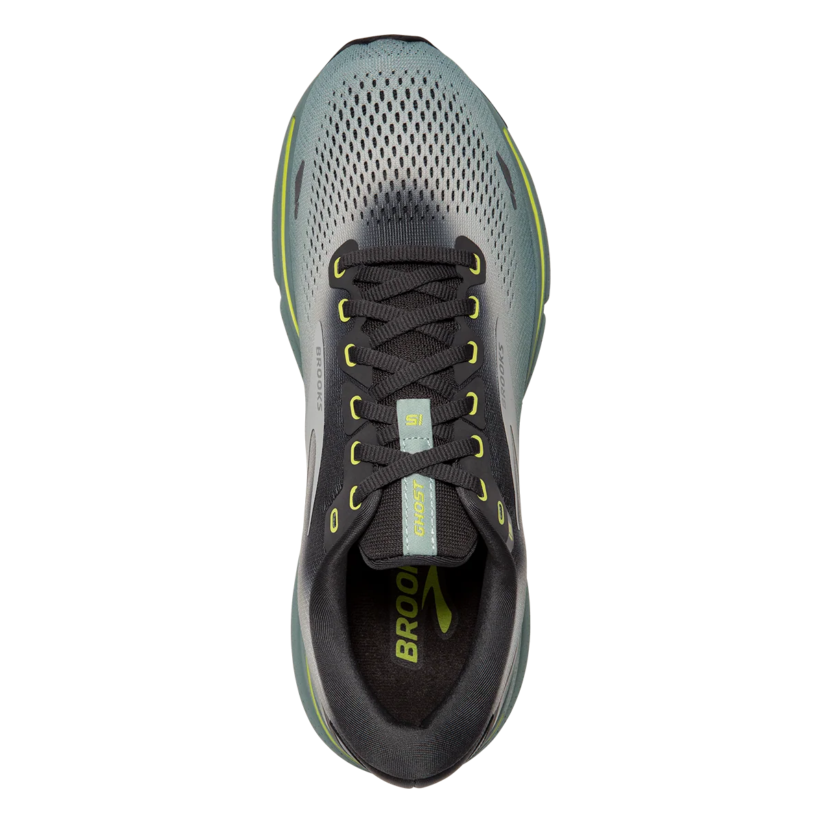 Brooks Ghost 15 - Grey - Oyster - Cloud Blue