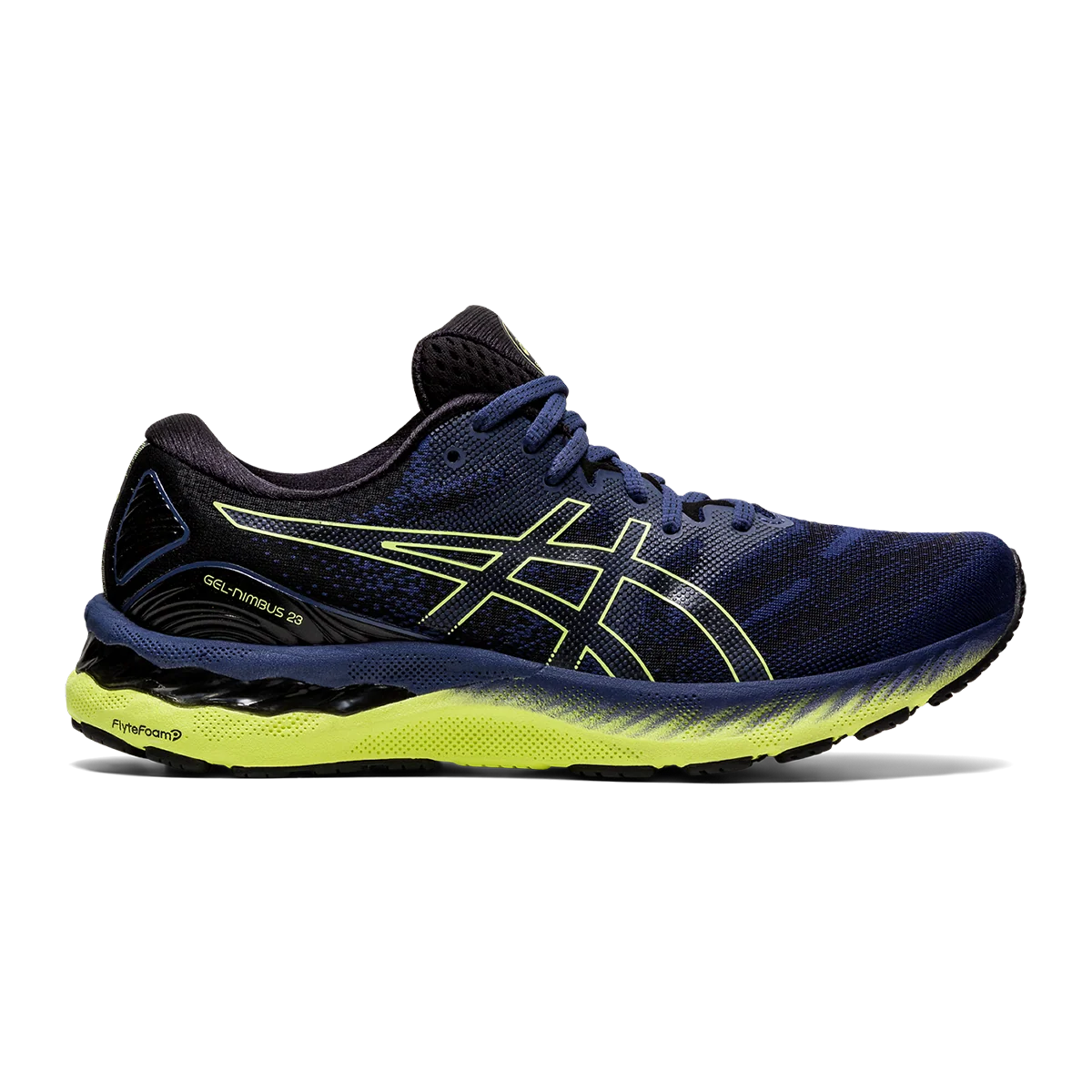 Asics Nimbus 23 - Thunder Blue - Glow Yellow