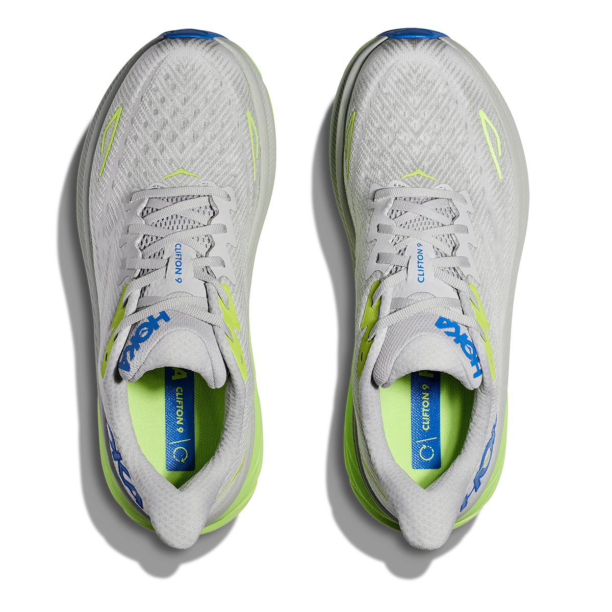 Hoka Clifton 9 - Stardust - Electric Cobalt