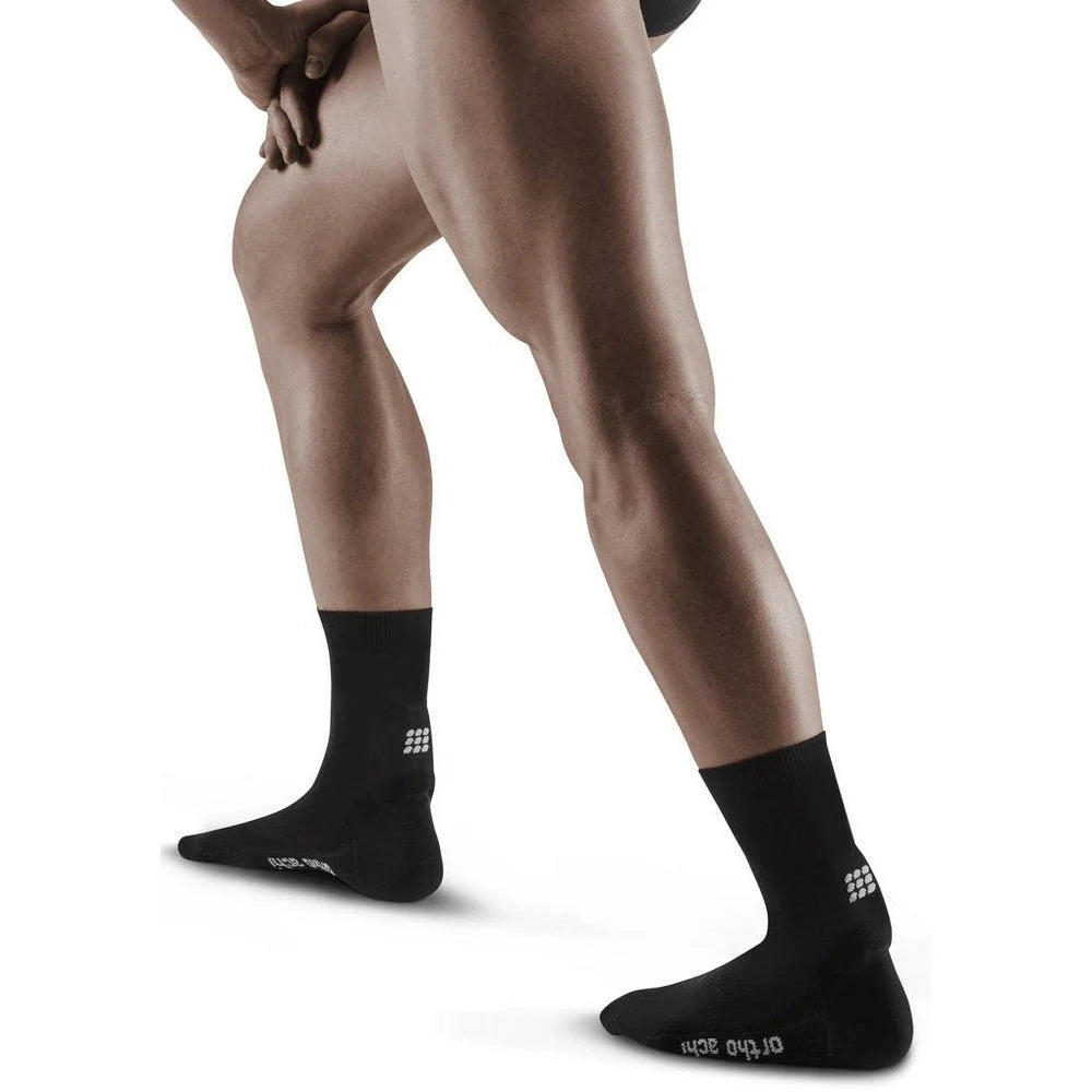 Men's CEP Mid Support Achilles Short Socks