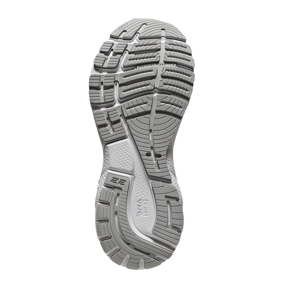 Brooks Adrenaline GTS 22 - White - Oyster - Primer Grey