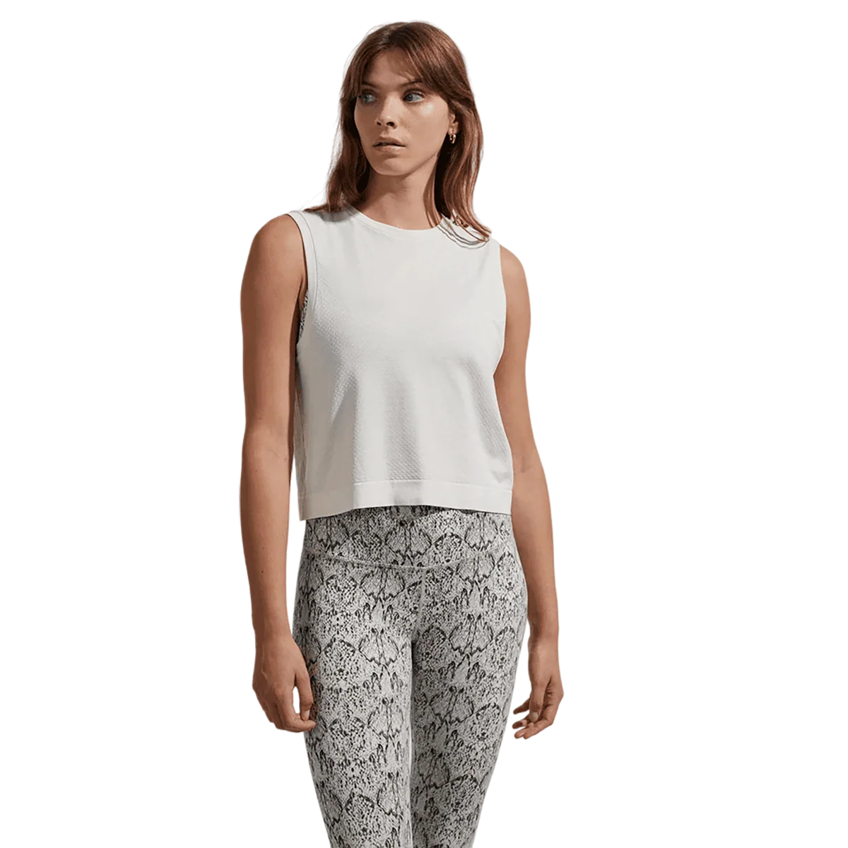 Varley Page Seamless Crop Tank