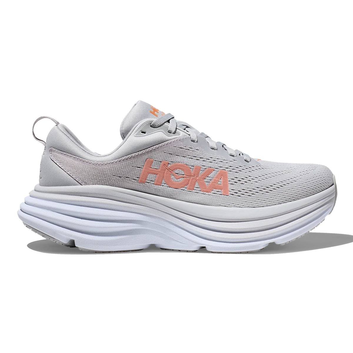 Hoka Bondi 8 - Harbor Mist - Lunar Rock
