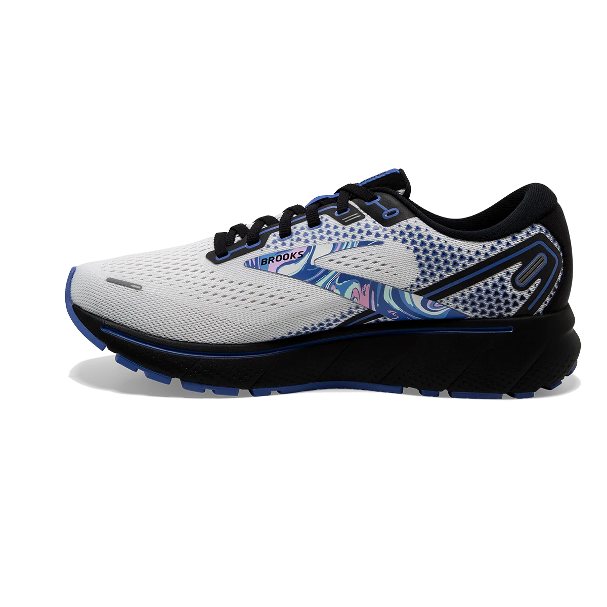 Brooks Ghost 14 - White - Black - Amparo