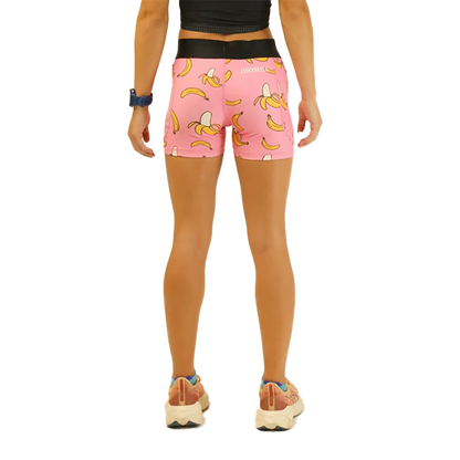 ChicknLegs 3" Compression Shorts Pink Bananas