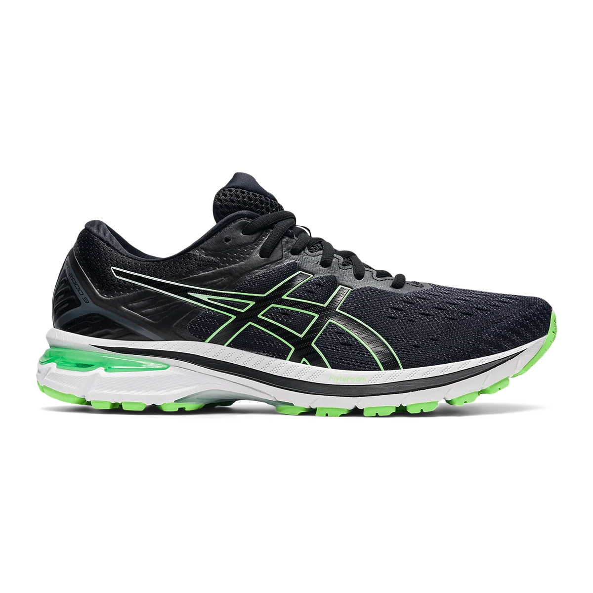Asics GT 2000 9 - Black - Bright Lime