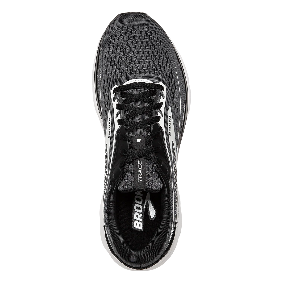 Brooks Trace 2 - Ebony - Black - White