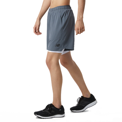 New Balance R.W. Tech 7" 2-in-1 Short