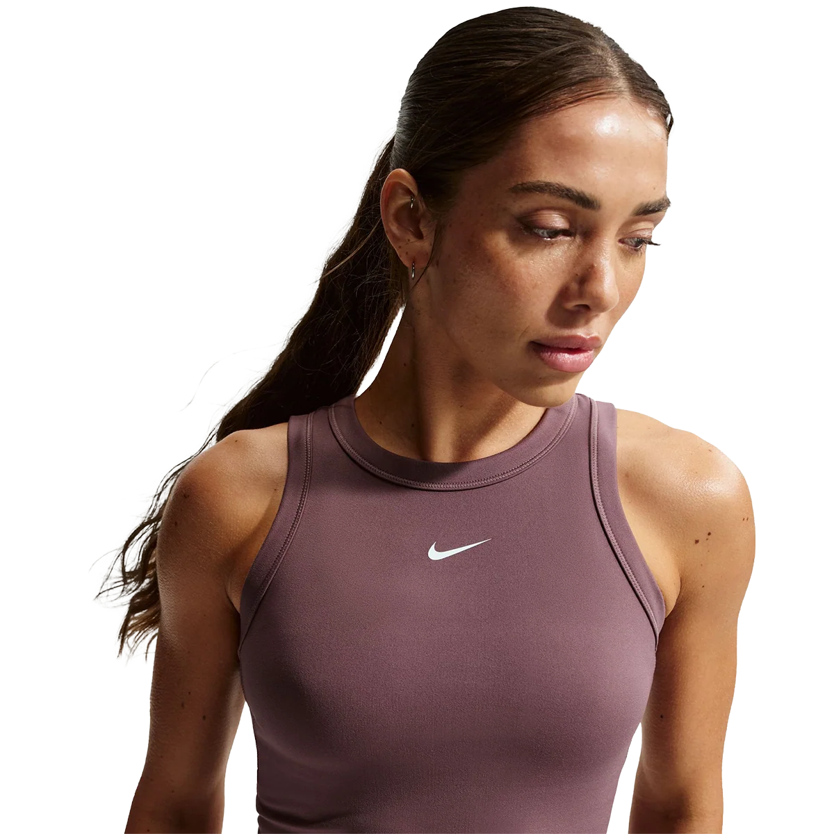 Nike One Fitted Dri Fit Crop Tank