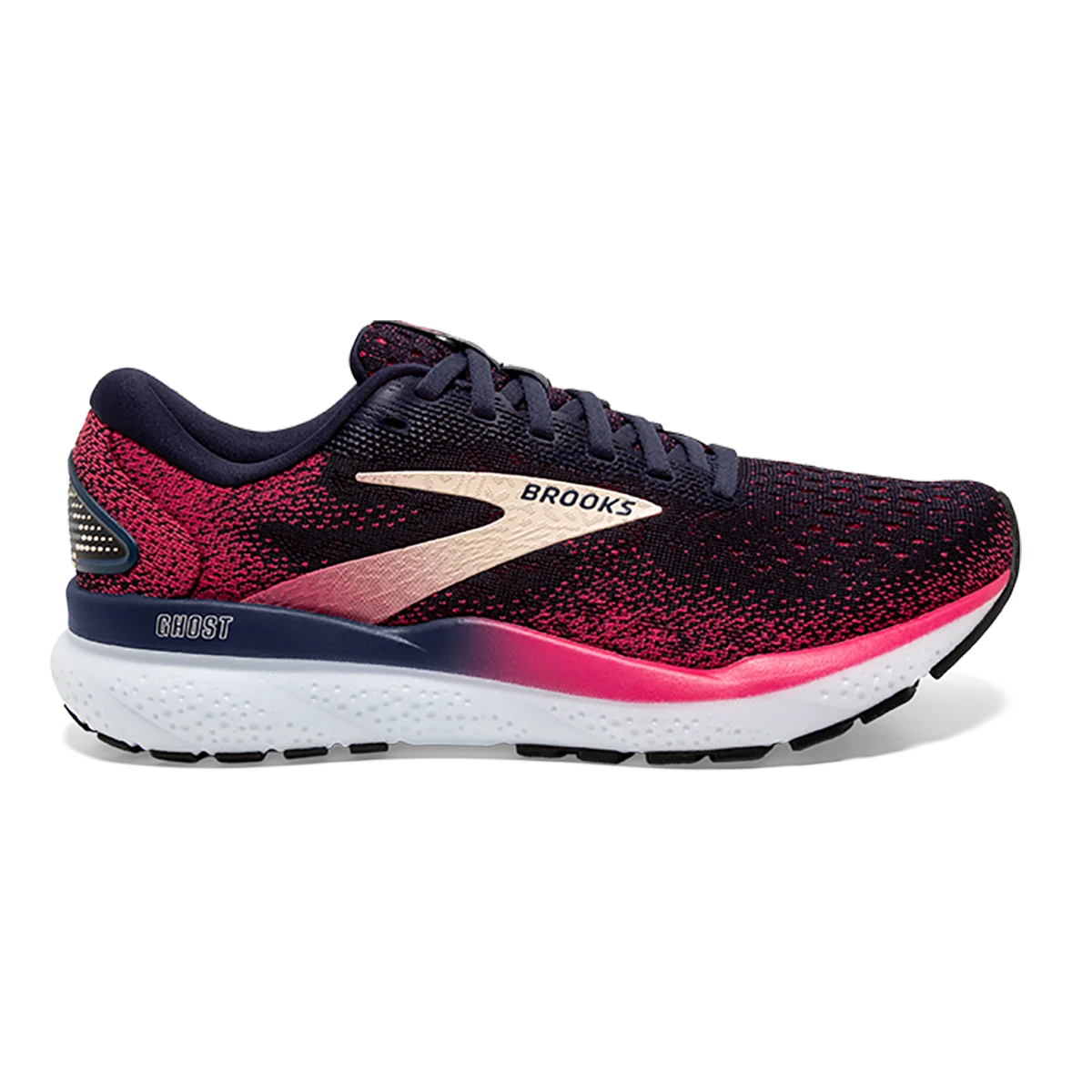 Brooks Ghost 16 - Peacoat - Raspberry - Apricot