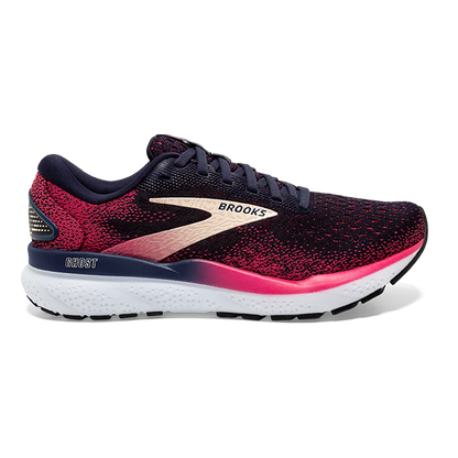 Brooks Ghost 16 - Peacoat - Raspberry - Apricot
