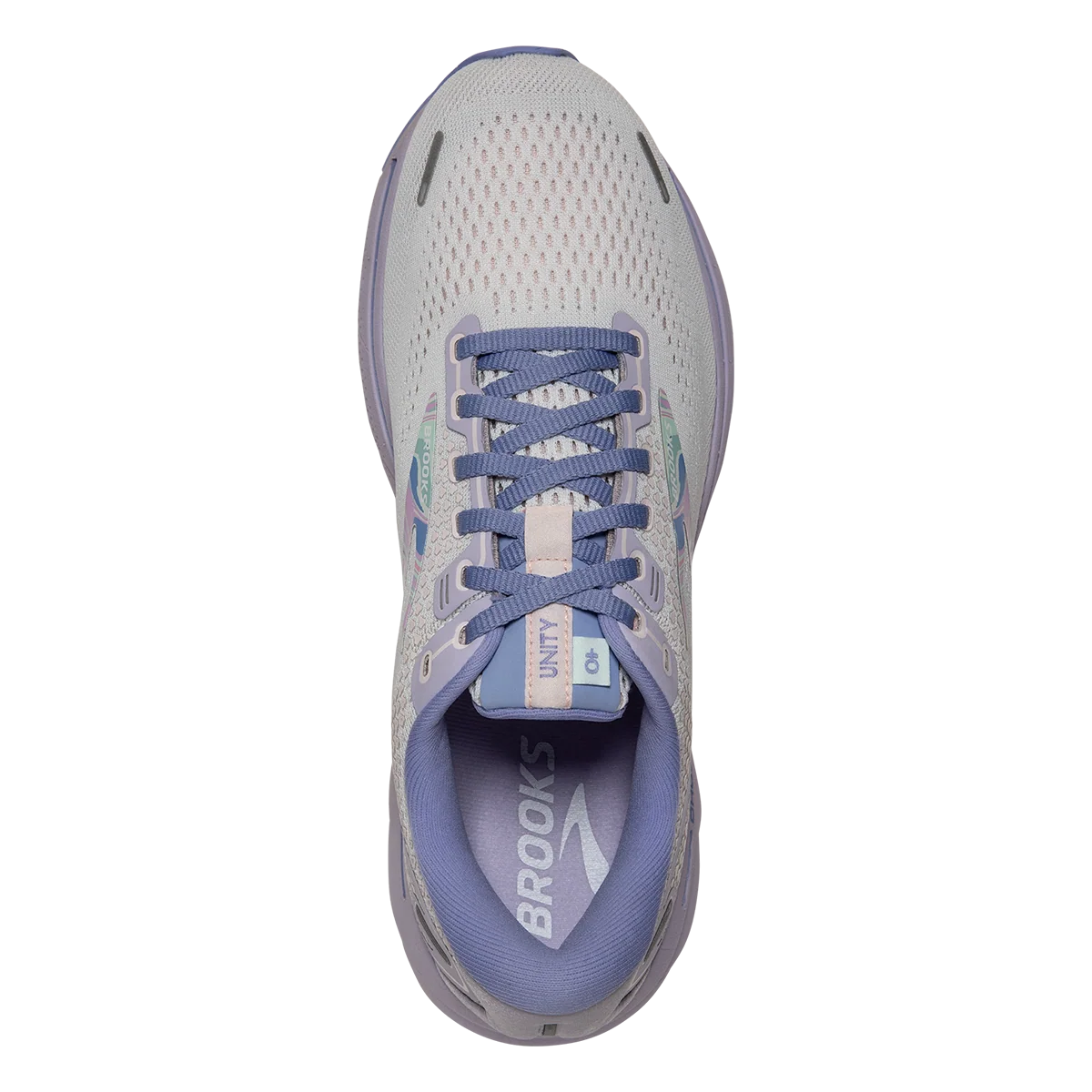 Brooks Ghost 14 - White - Purple - Barely Pink