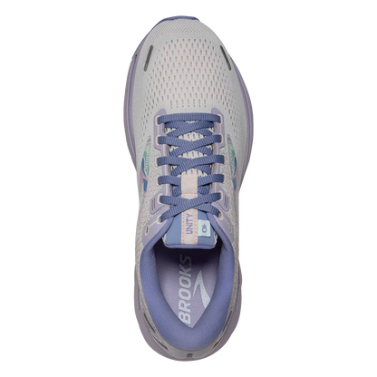 Brooks Ghost 14 - White - Purple - Barely Pink