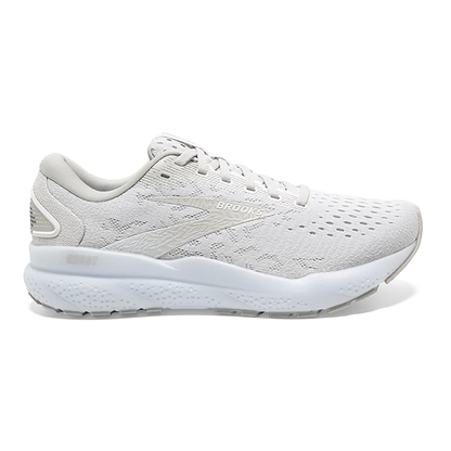 Brooks Ghost 16 - White - White - Grey