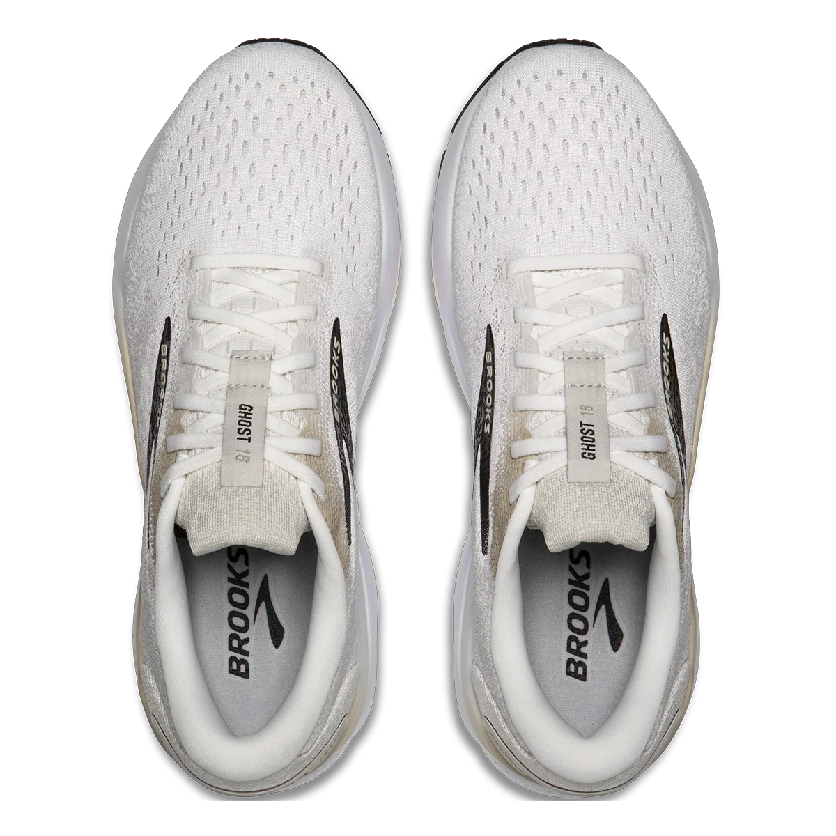 Brooks Ghost 16 - White - Cream - Pink