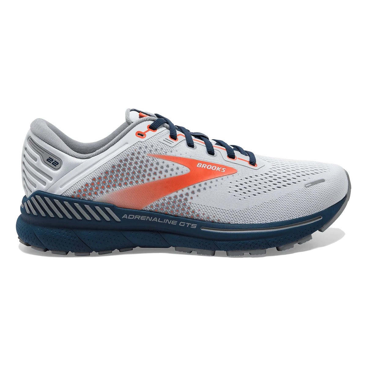 Brooks Adrenaline GTS 22 - Arctic - Red - Titan