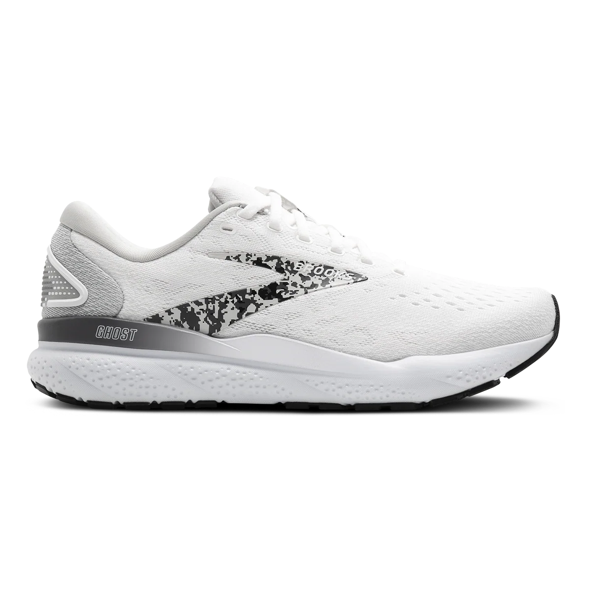 Brooks Ghost 16 - White - Oyster - Lava