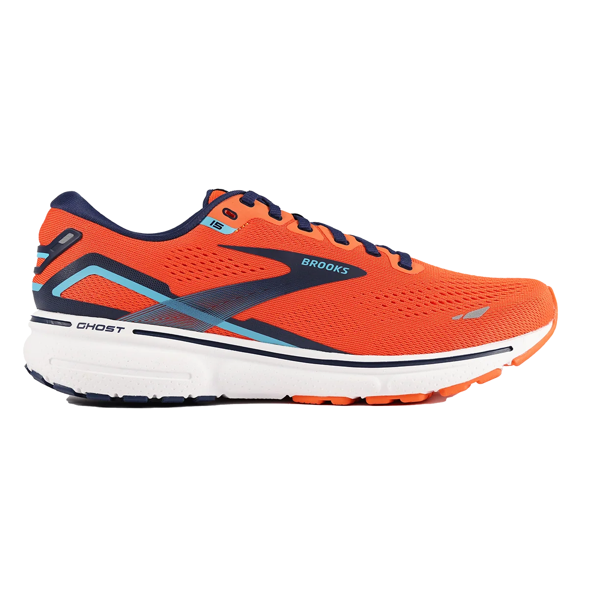 Brooks Ghost 15 - Flame - Navy - Blue