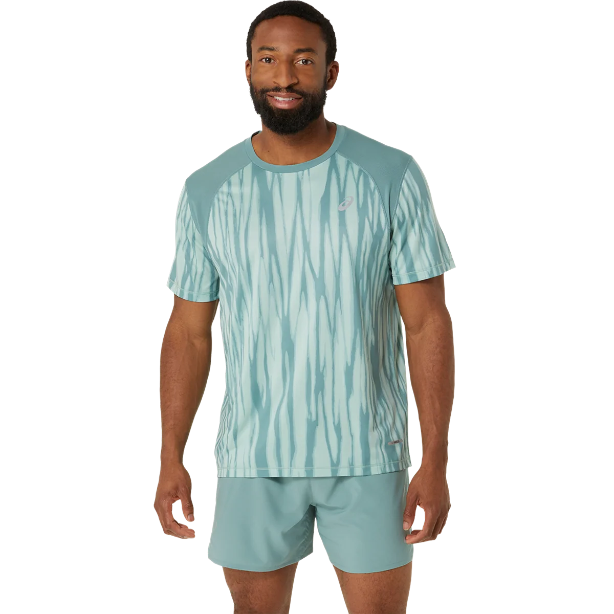 Asics Road All Over Print Shortsleeve Tee