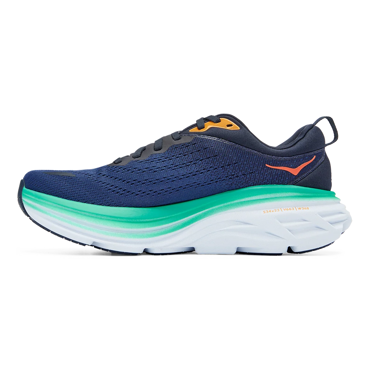 Hoka Bondi 8 - Outer Space - Bellwether Blue