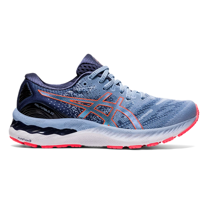 Asics Nimbus 23 - Mist - Blazing Coral